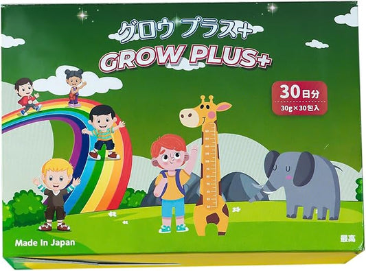 GROWP PLUS+（グロウプラス+） 30gｘ30包入り 栄養シロップ カルシウム DHA＆EPA ビタミン＆ミネラル